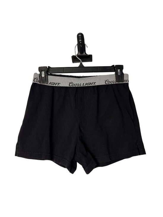 U-Trau Pants - Coors Light Women's Lounge Shorts Size Large Black Used 100% Cotton